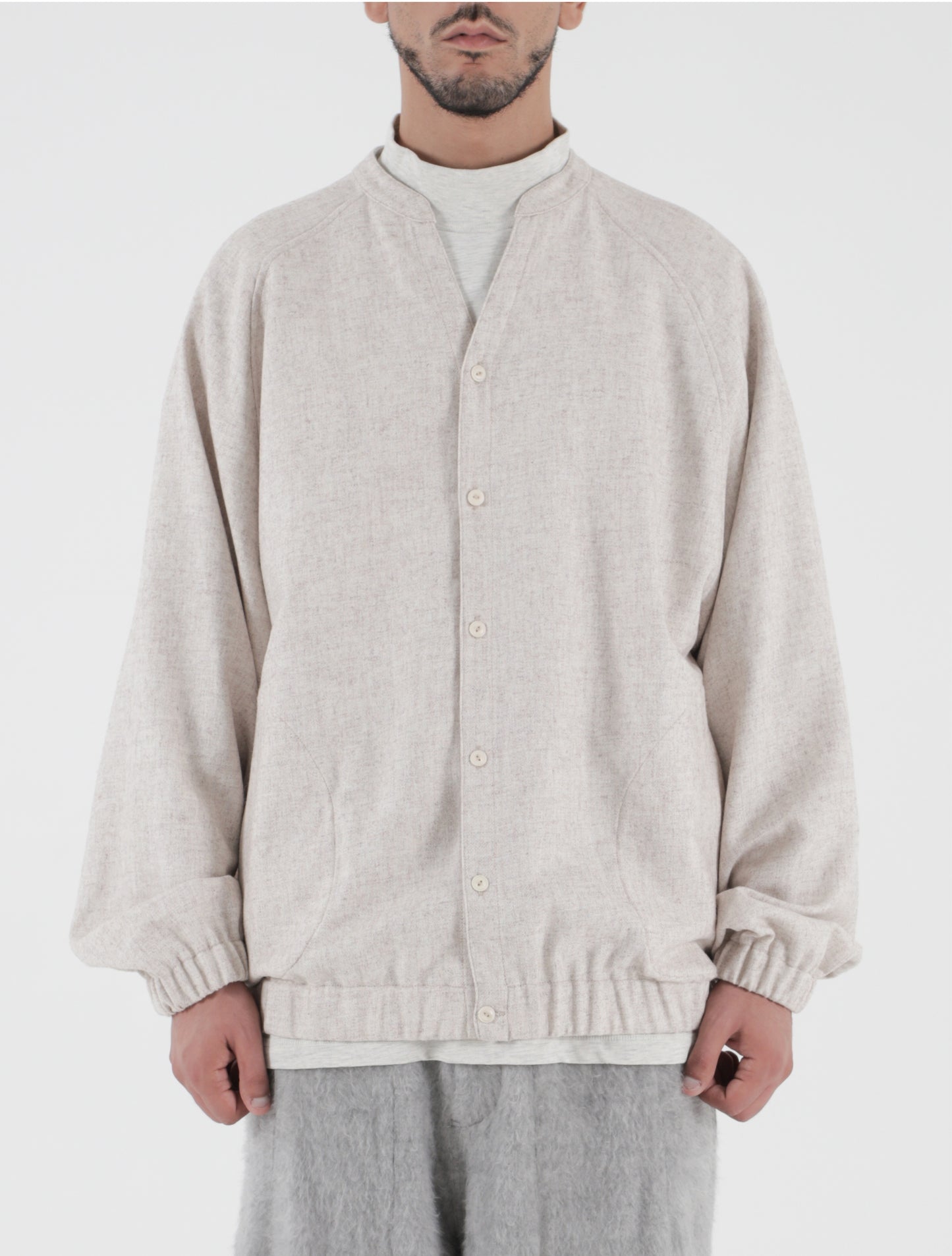 Semolina Ivory Mellow Raglan Shirt