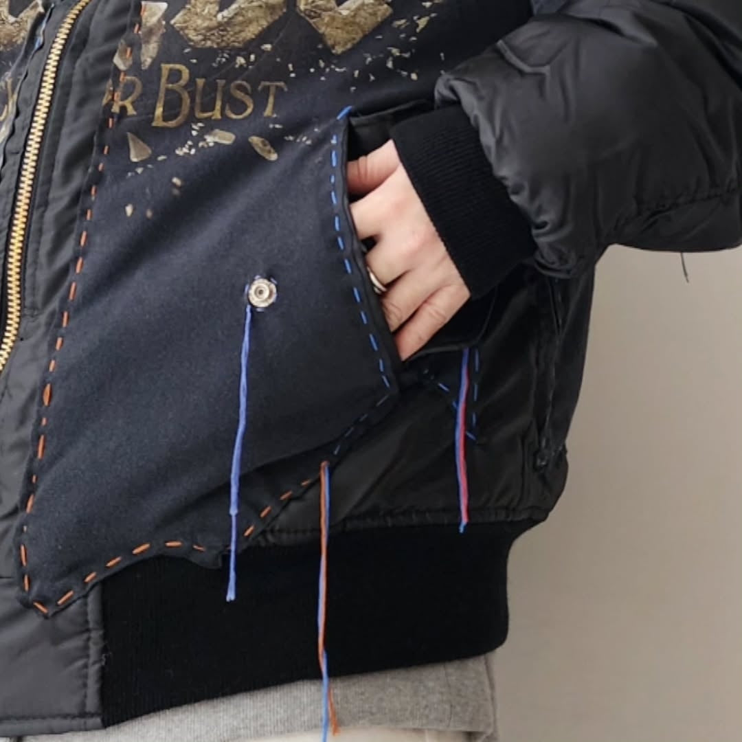 DISCOVERED / Band Tee Layered MA-1