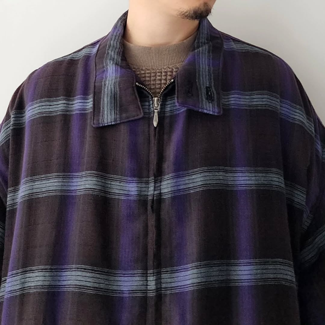 THE JEAN PIERRE / Glitter Plaid Harrington Jacket