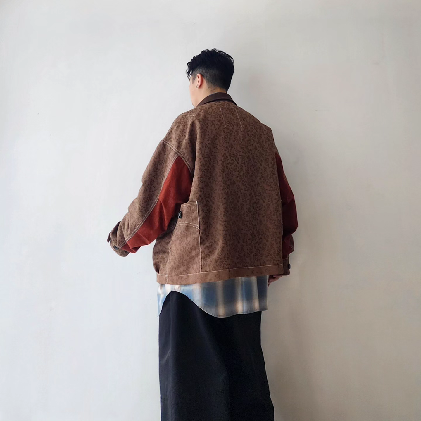 ELEPHANT TRIBAL FABRICS / Front Panel Cuba Shirt Blouson