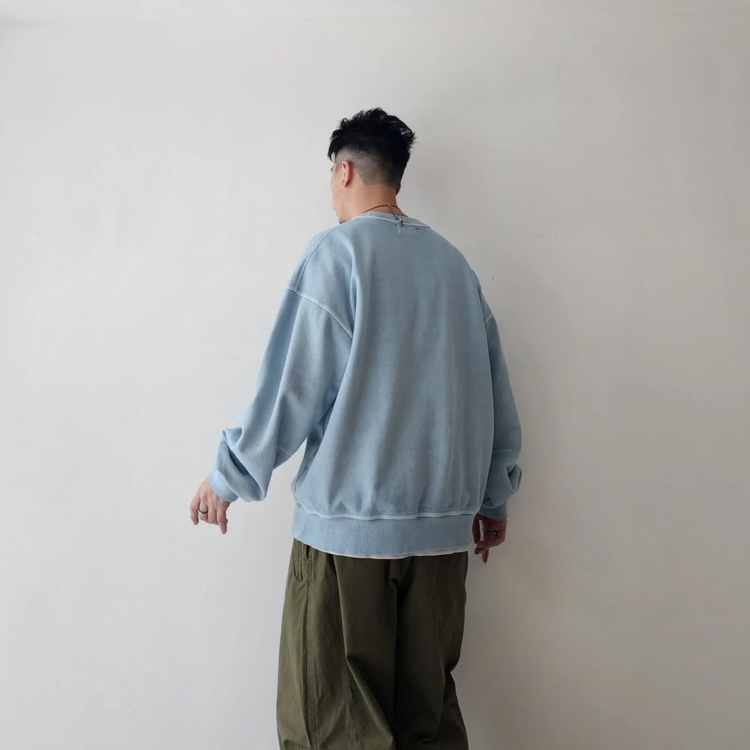 WELLDER / Pigment Bio Crew Neck Sweat