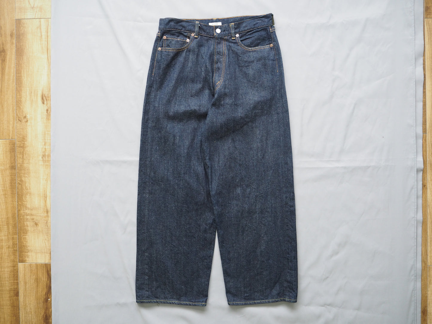 40's Mil Baggy Zipped Shuttle Denim Trousers