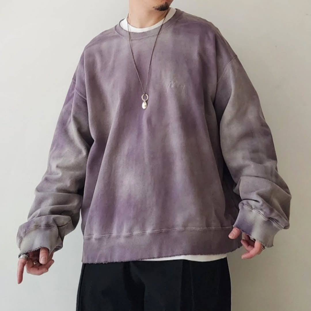 ANCELLM / Unevenness Sweat Shirt