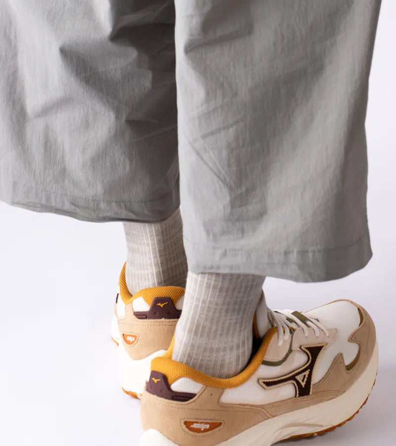NOZZLEQUIZ / Sand Grn - Essential casual socks
