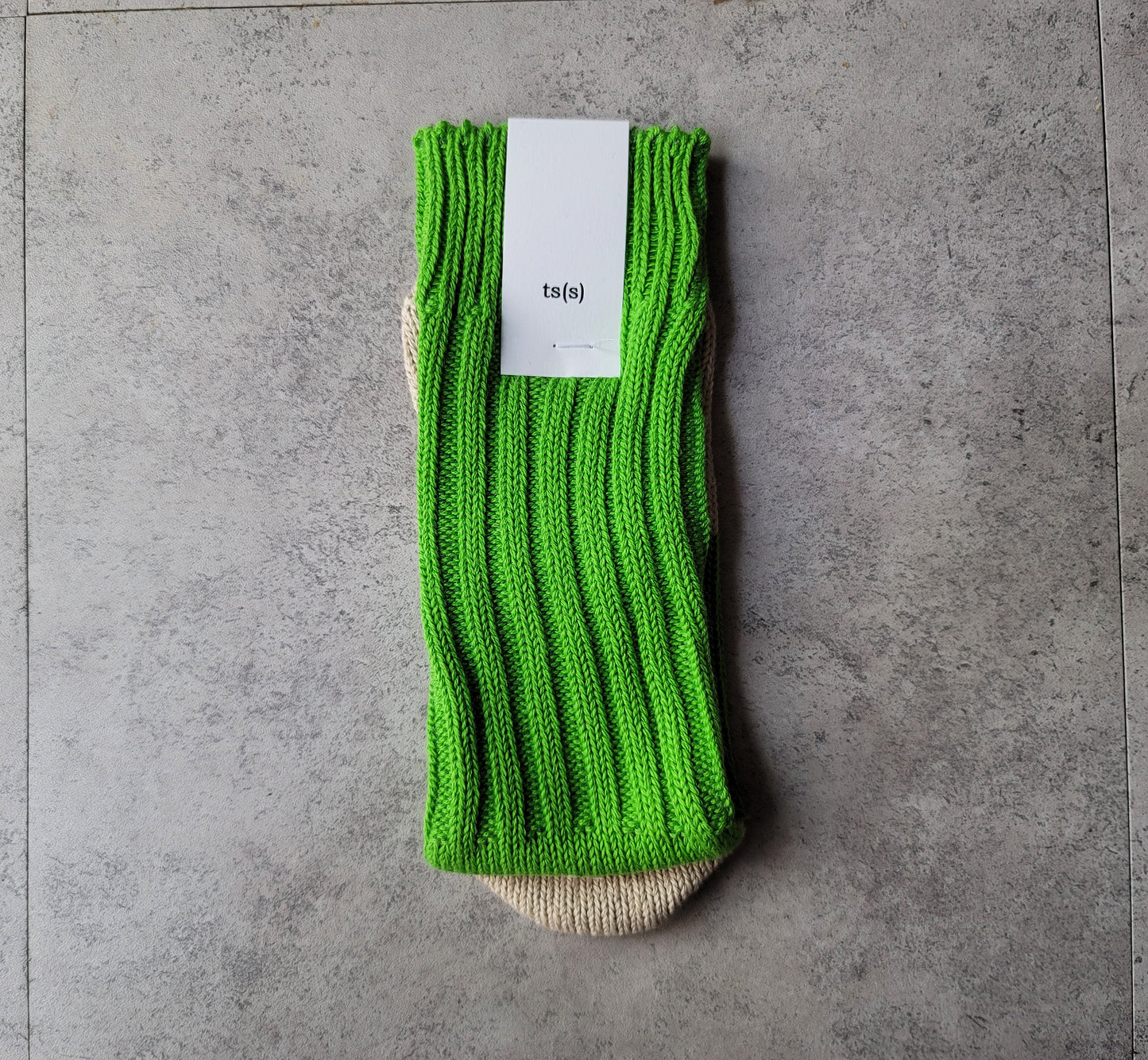 Unpaired Cotton Rib Sock
