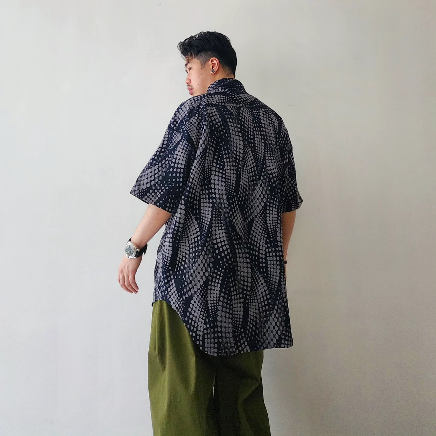 Pattern Oversized SS Shirt