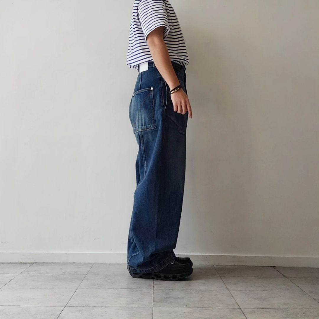 SAGE NATION / Welt Trouser Denim