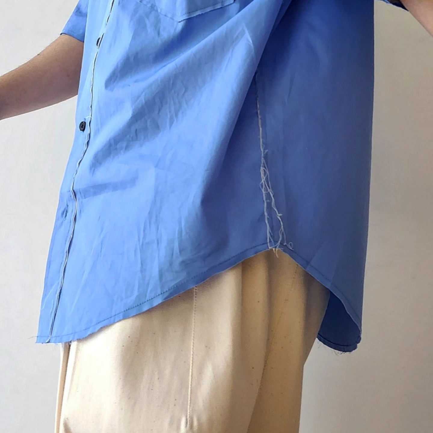 CODA / Blue Thomas Mason Poplin Deviation Shirt