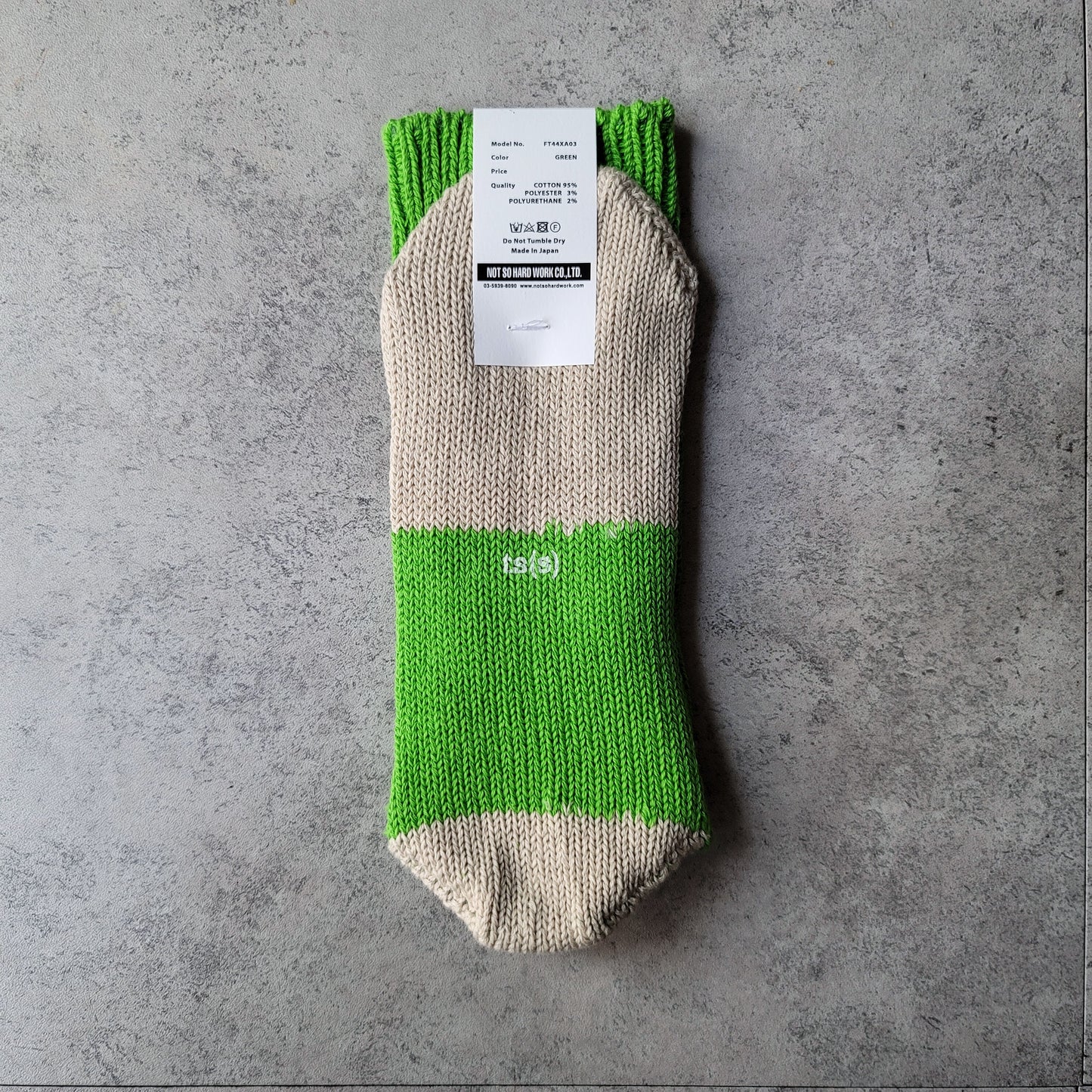 Unpaired Cotton Rib Sock
