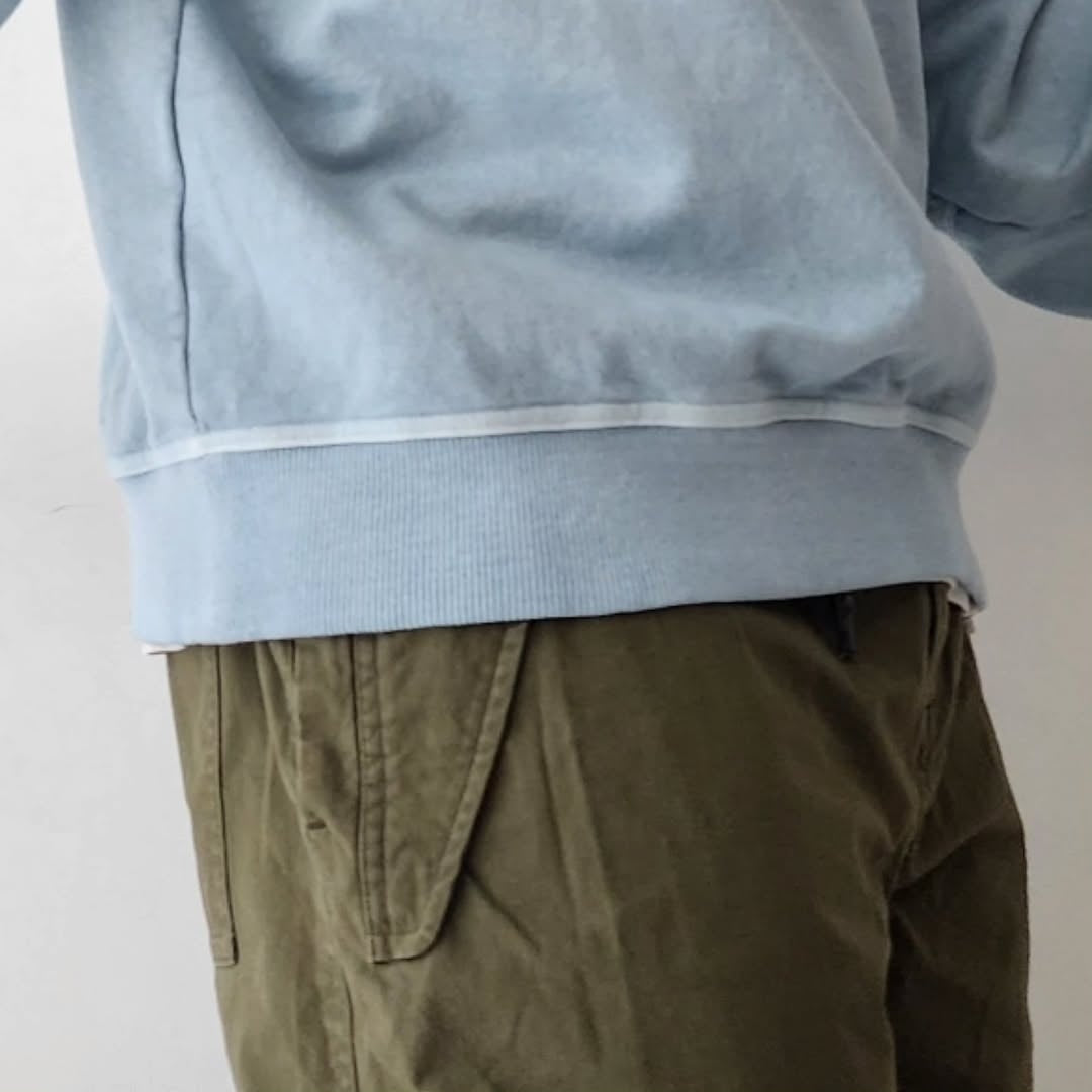 WELLDER / Pigment Bio Crew Neck Sweat
