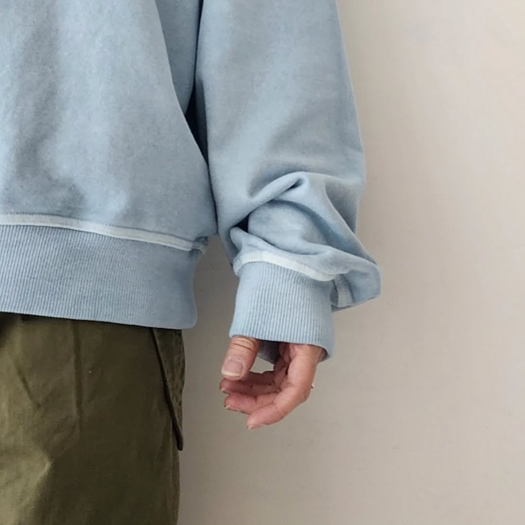 WELLDER / Pigment Bio Crew Neck Sweat