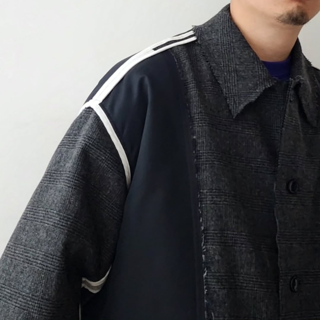 DISCOVERED / Inside Out Check Nylon Coat