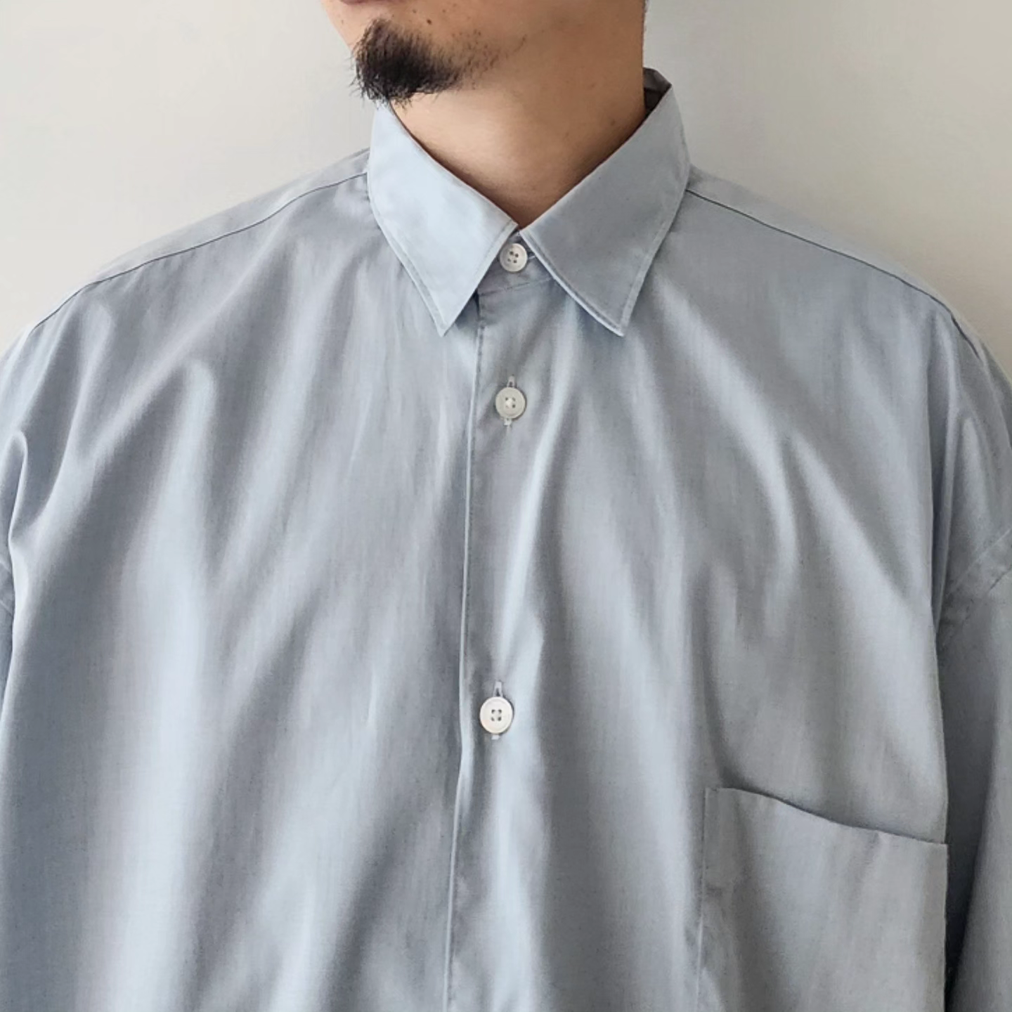 INTERIM / Hyper Big 200/2 Supima Twill Regular Collar Shirt