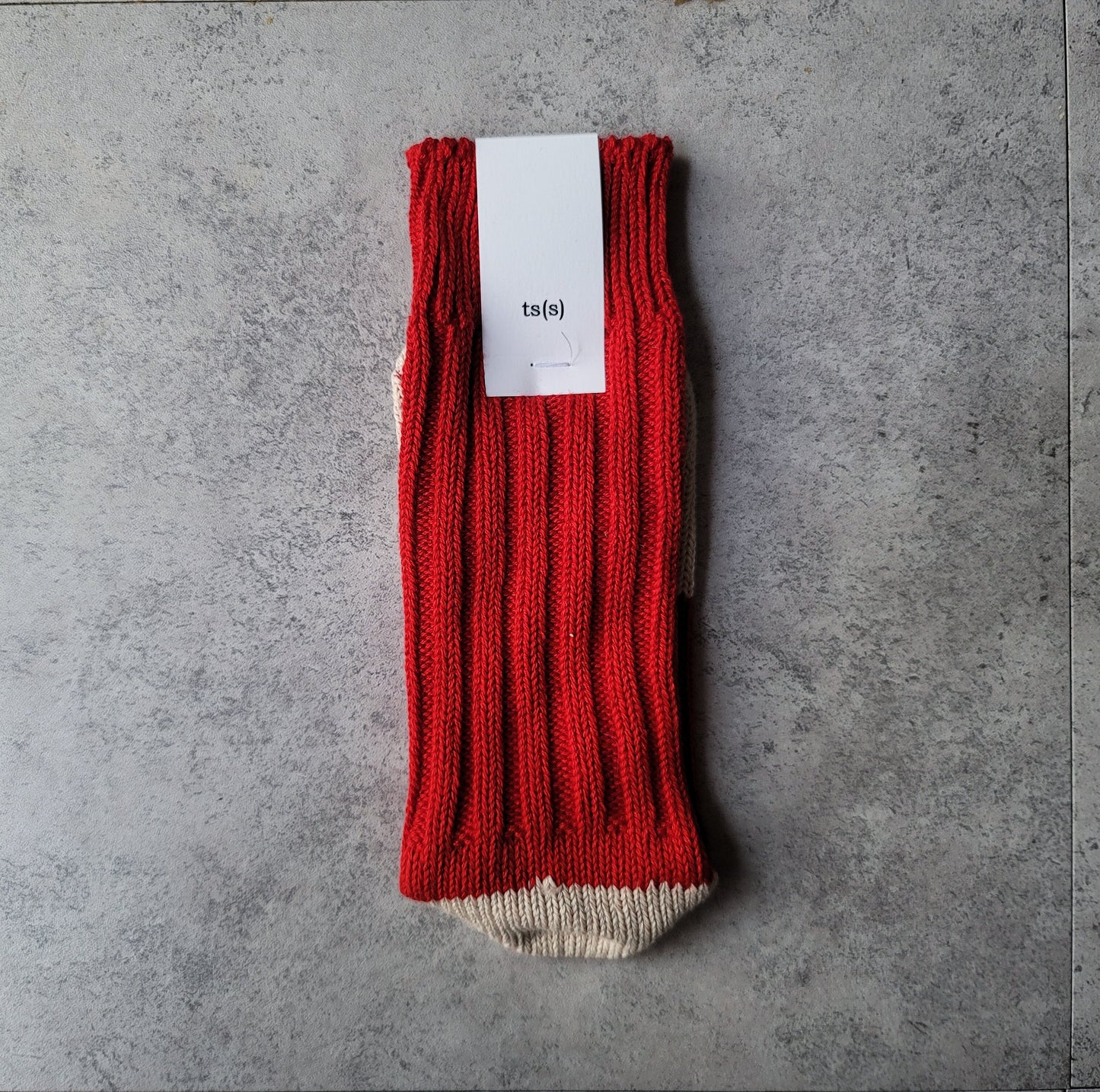 Unpaired Cotton Rib Sock