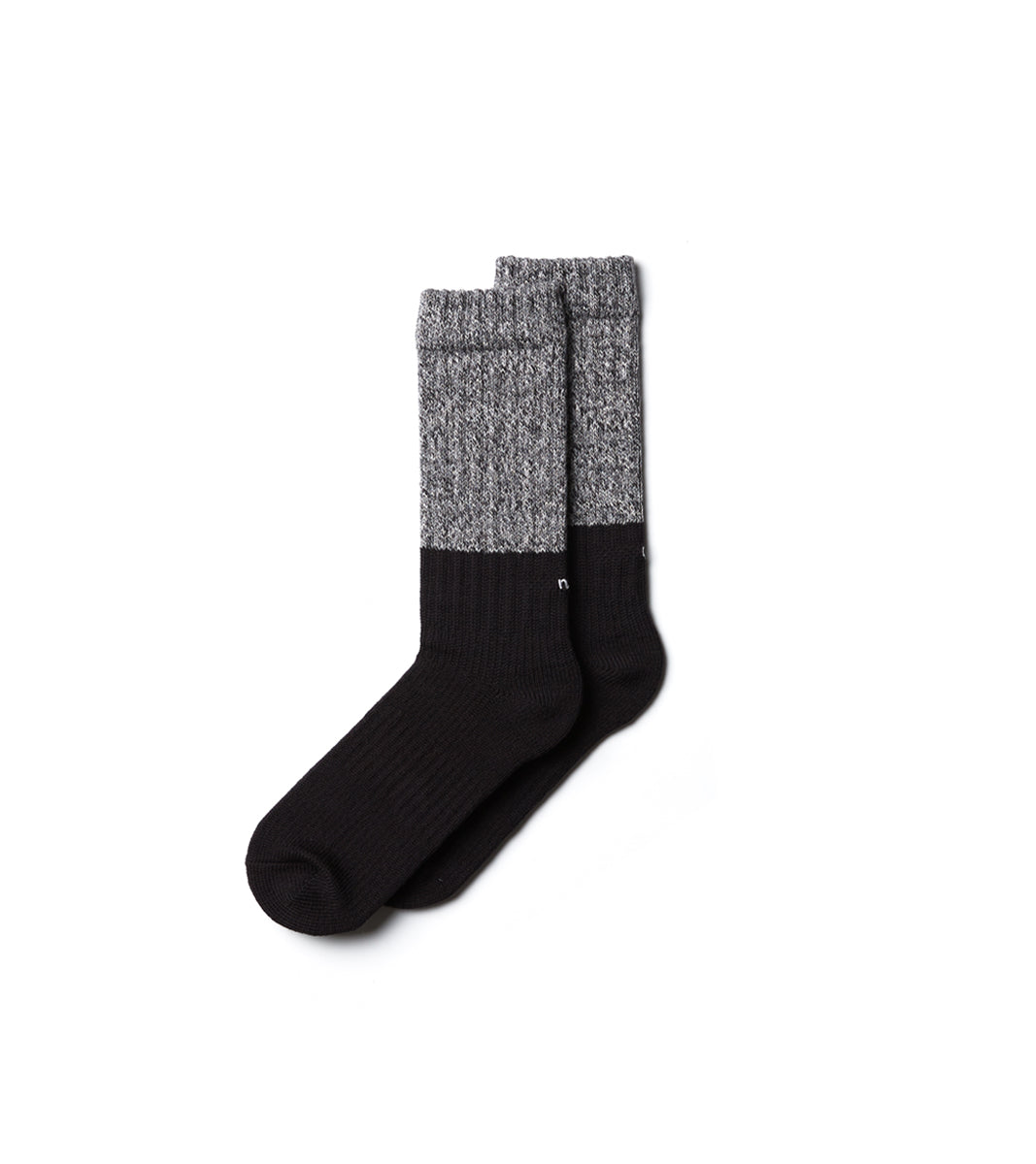 Hybrid Black - Melange Parallel Socks