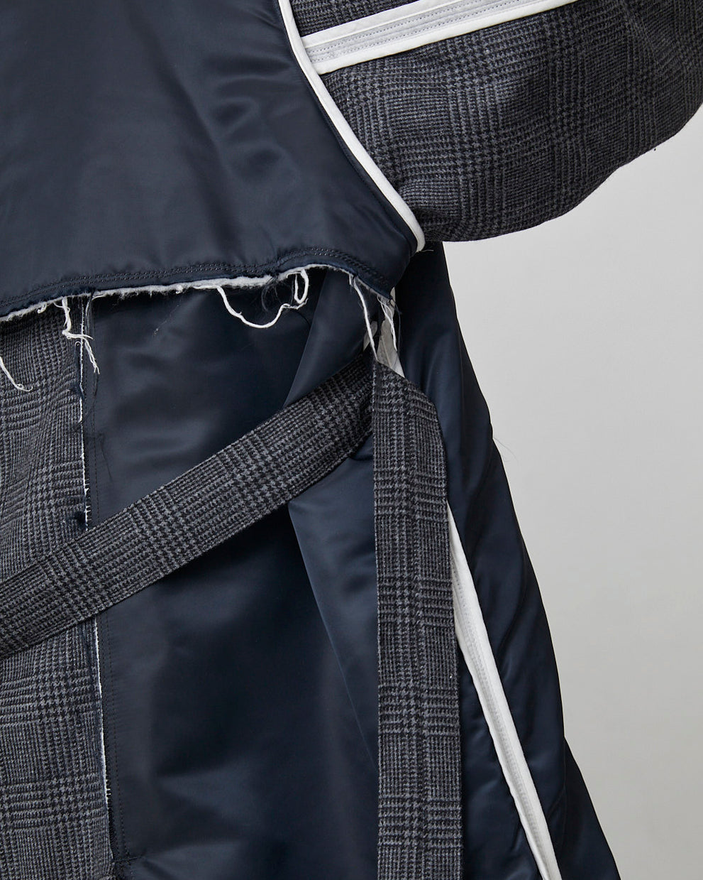 DISCOVERED / Inside Out Check Nylon Coat