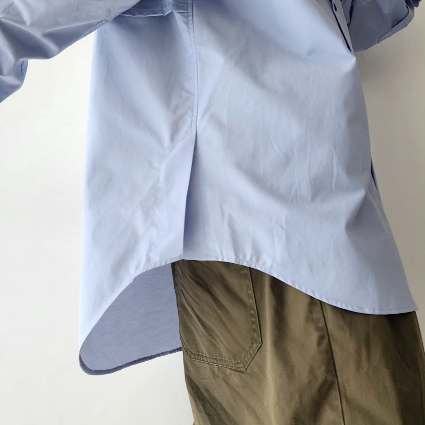 TREE AND BRANCH / Oversized Side Slit Shirket