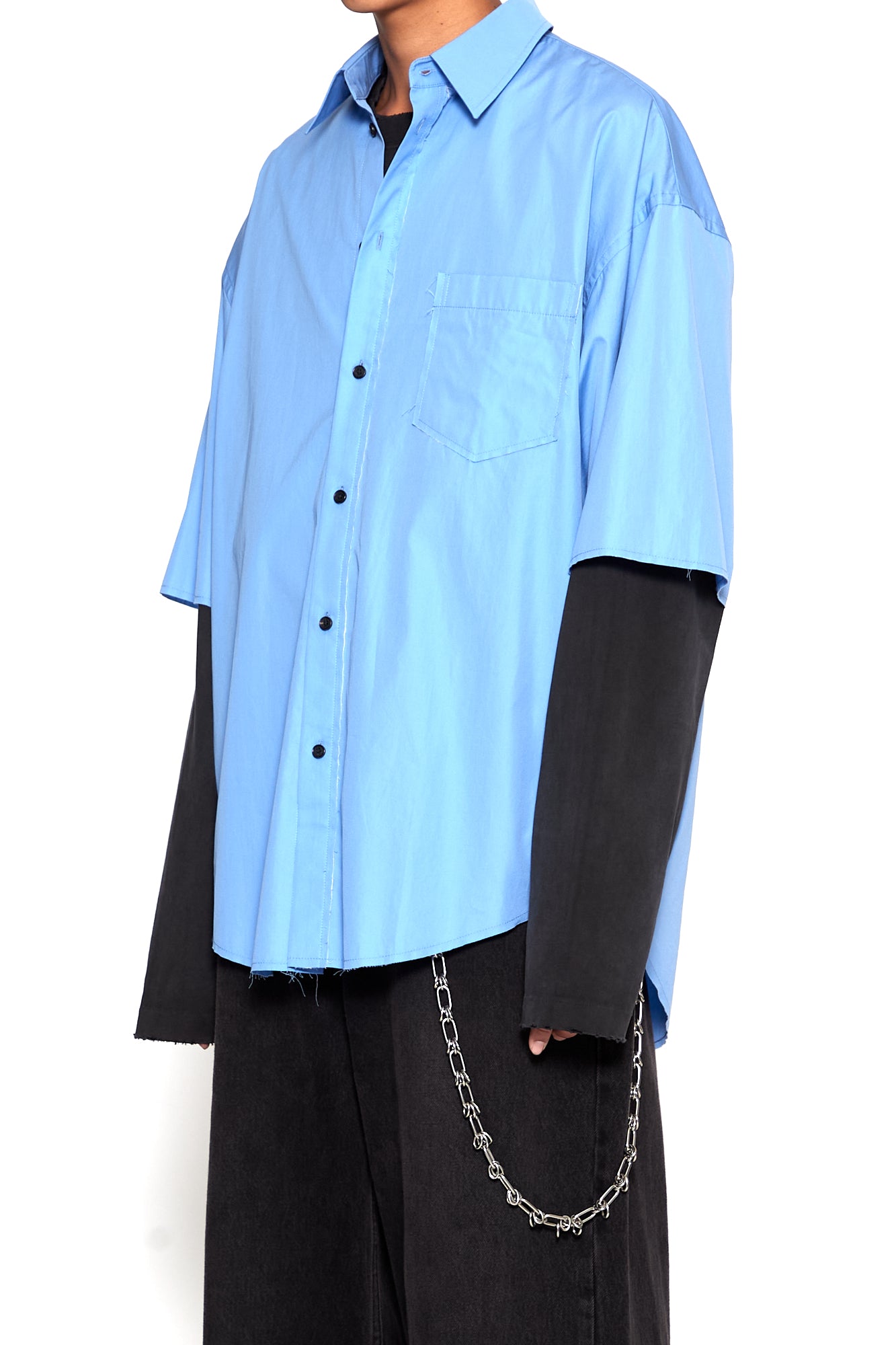 CODA / Blue Thomas Mason Poplin Deviation Shirt