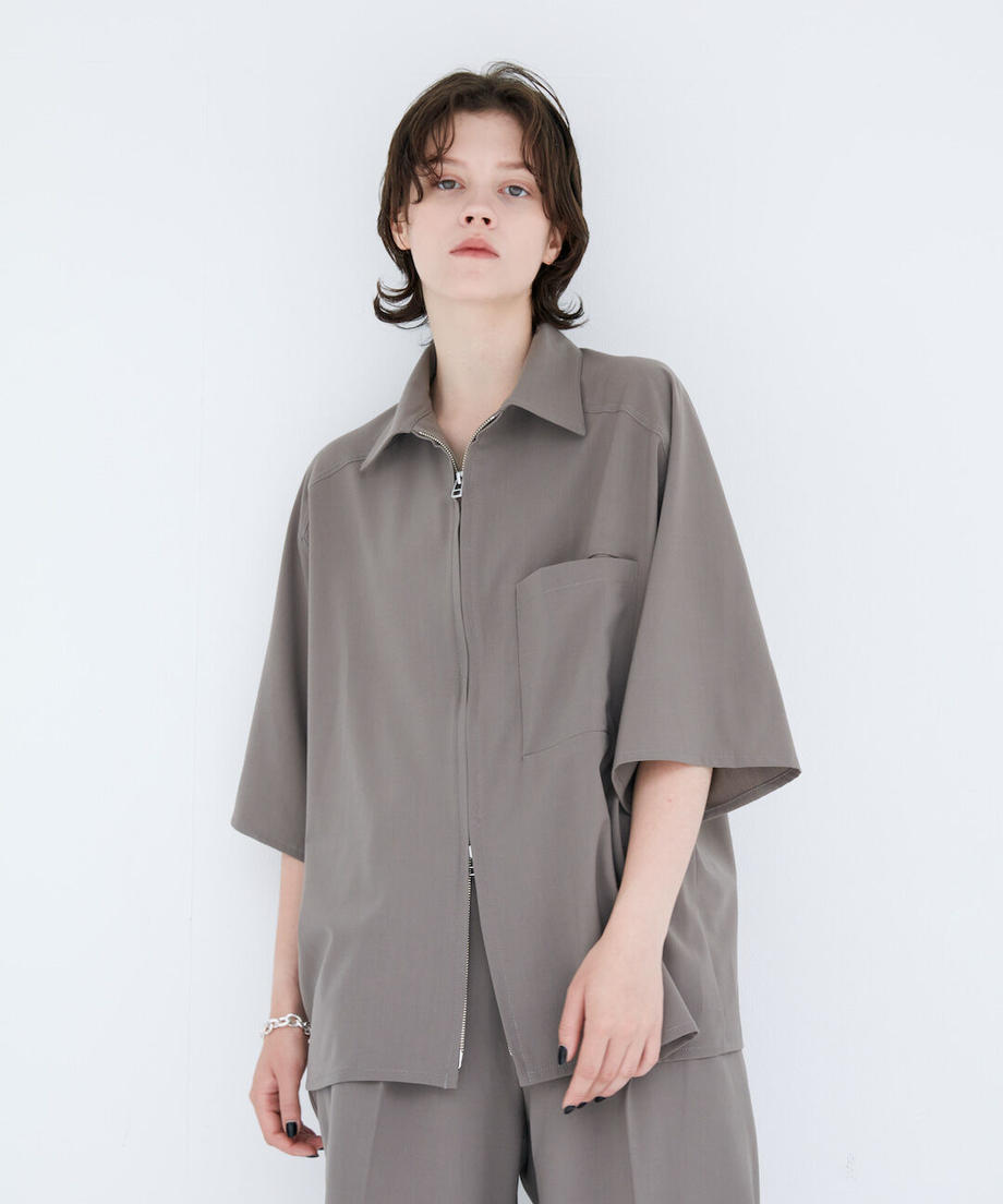 Half Sleeve Shirt (Greige)