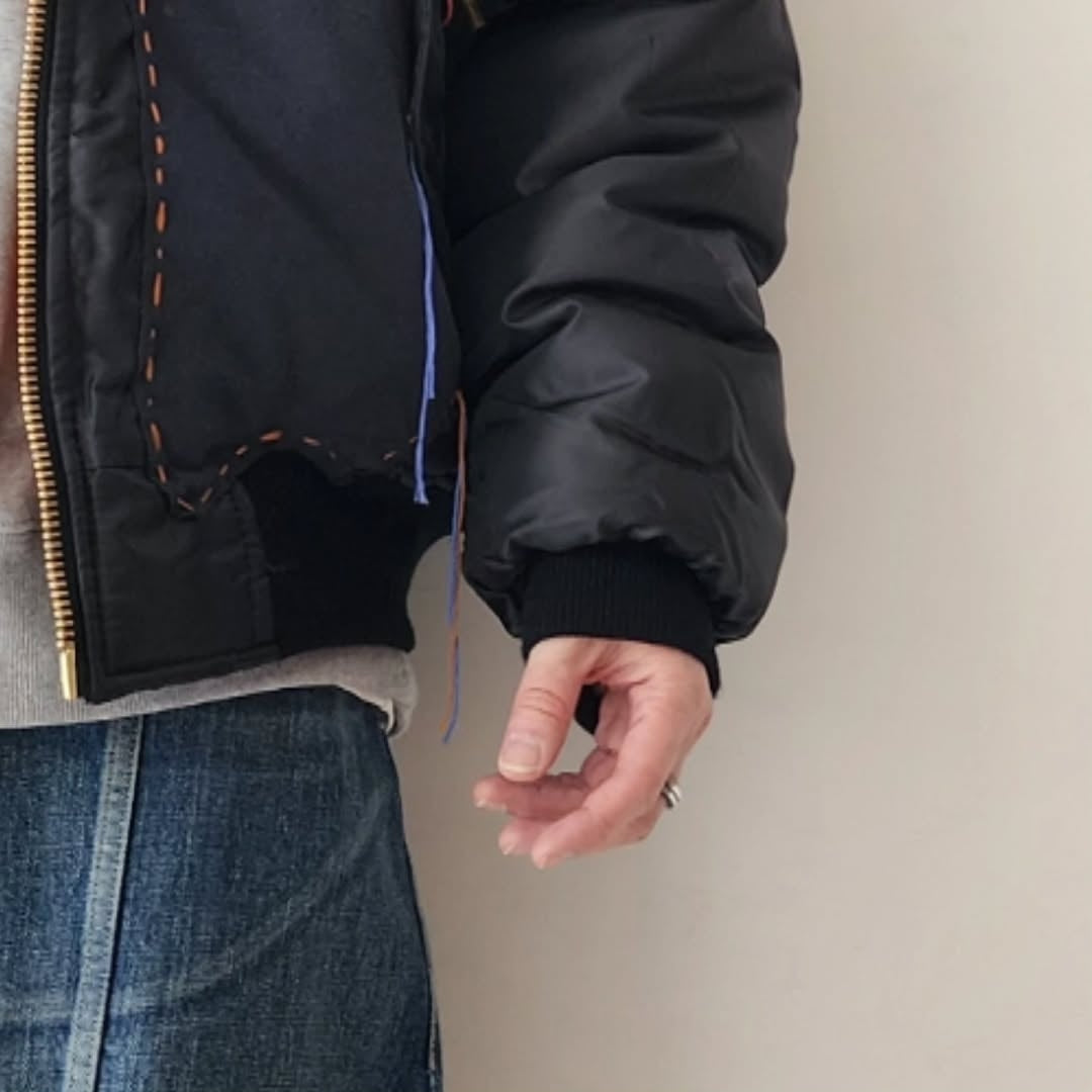 DISCOVERED / Band Tee Layered MA-1