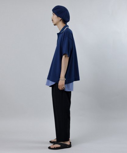 12GG Combination Polo Knit