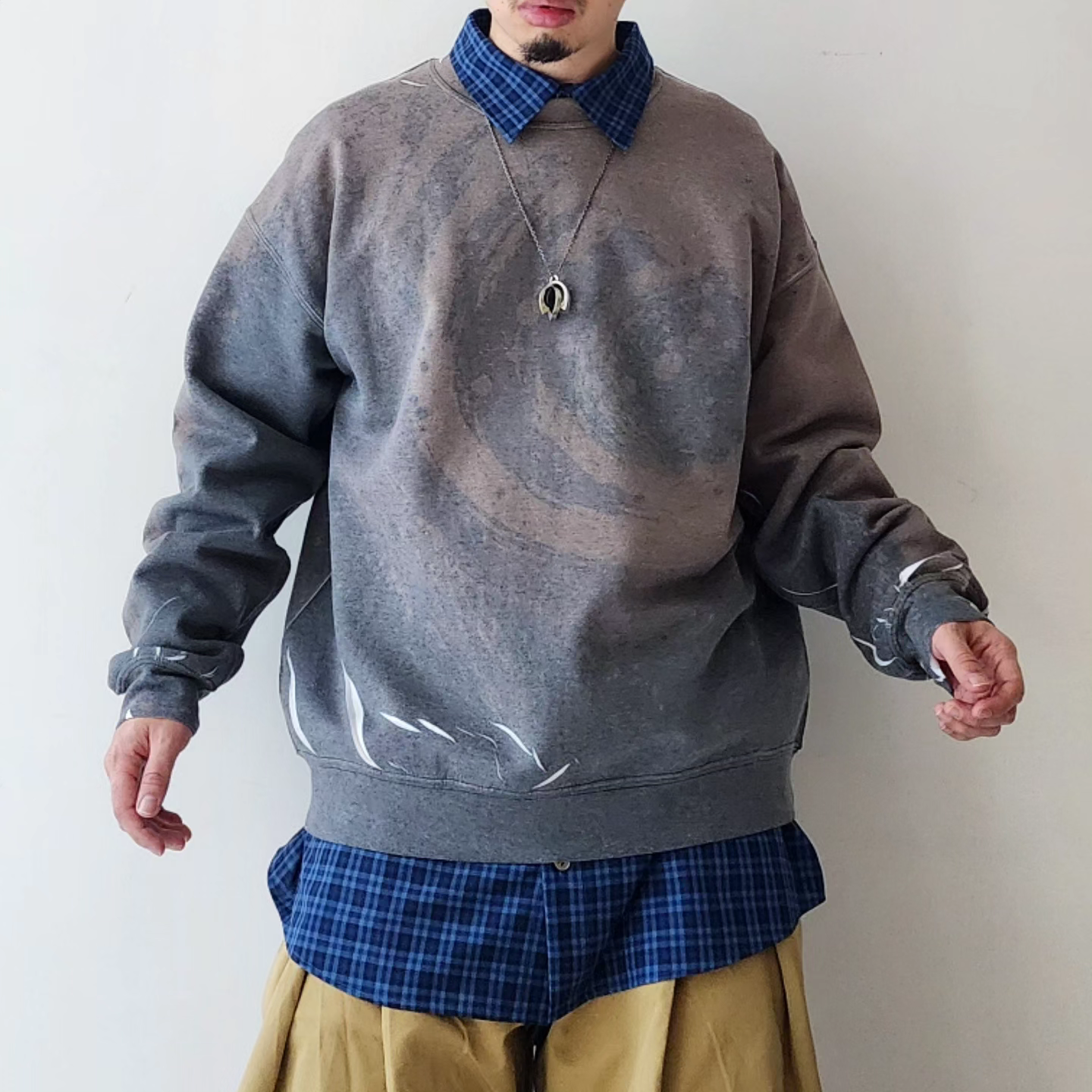 Marble Print Sweat