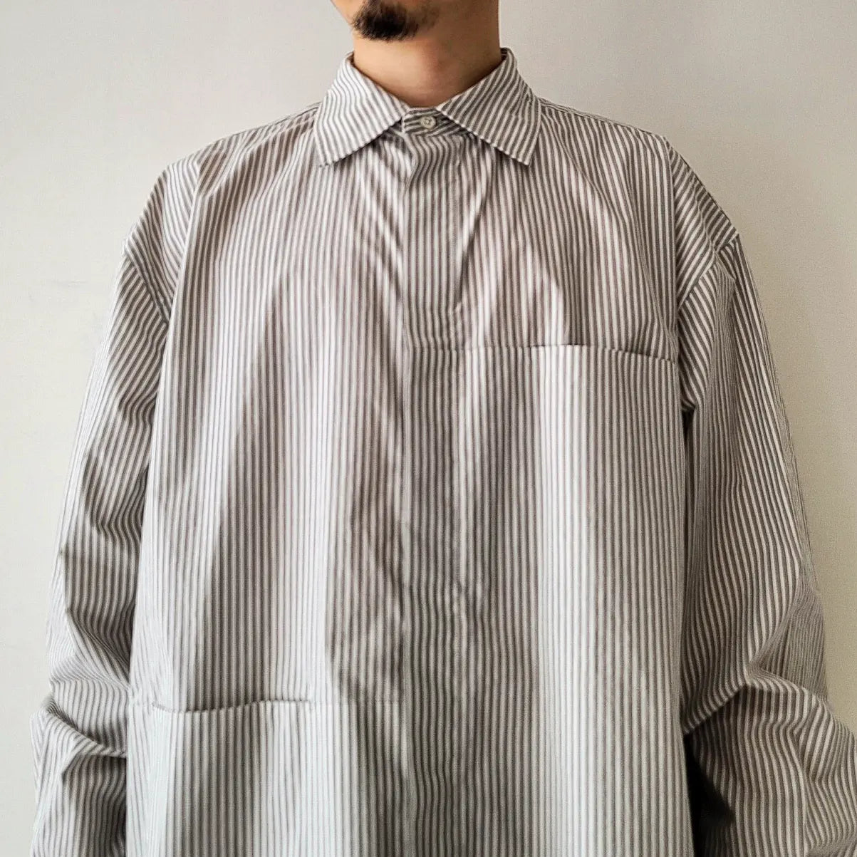 Fly Front Stripe Shirt