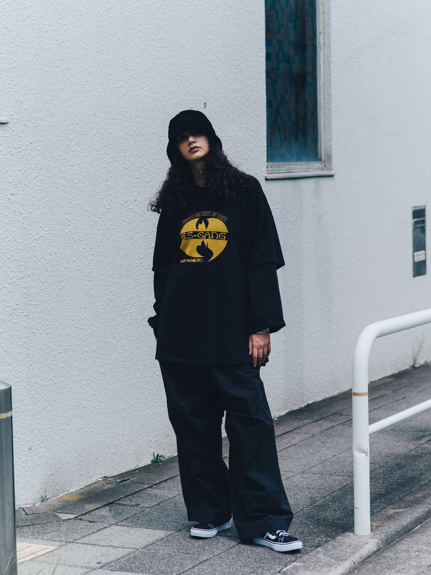 ESSAY / Layered Oversize Long T-Shirt