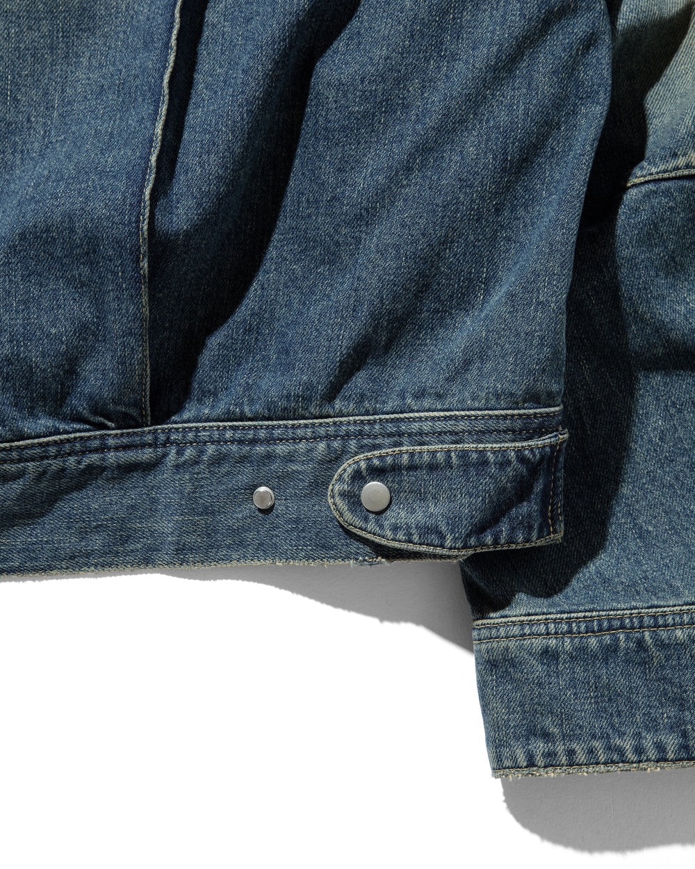 CLESSTE / Vintage Dyed Selvedge Denim Future Trucker Jacket