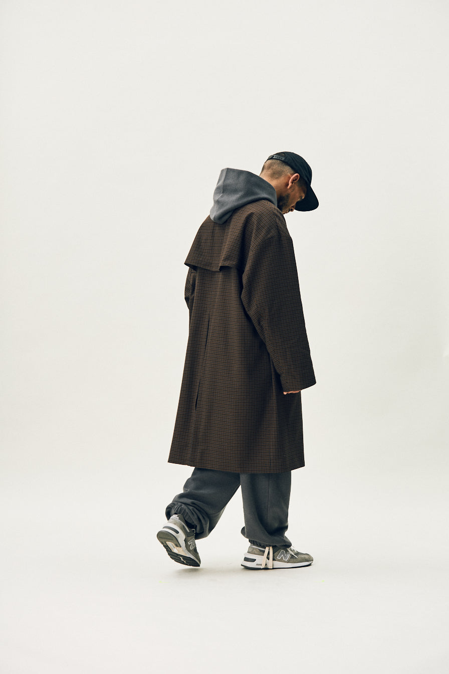 Chocolate Check Merely Premium Dual Mode Coat