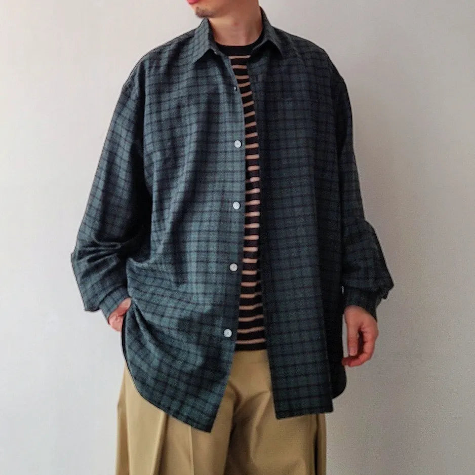 Plaid Wide Shirt