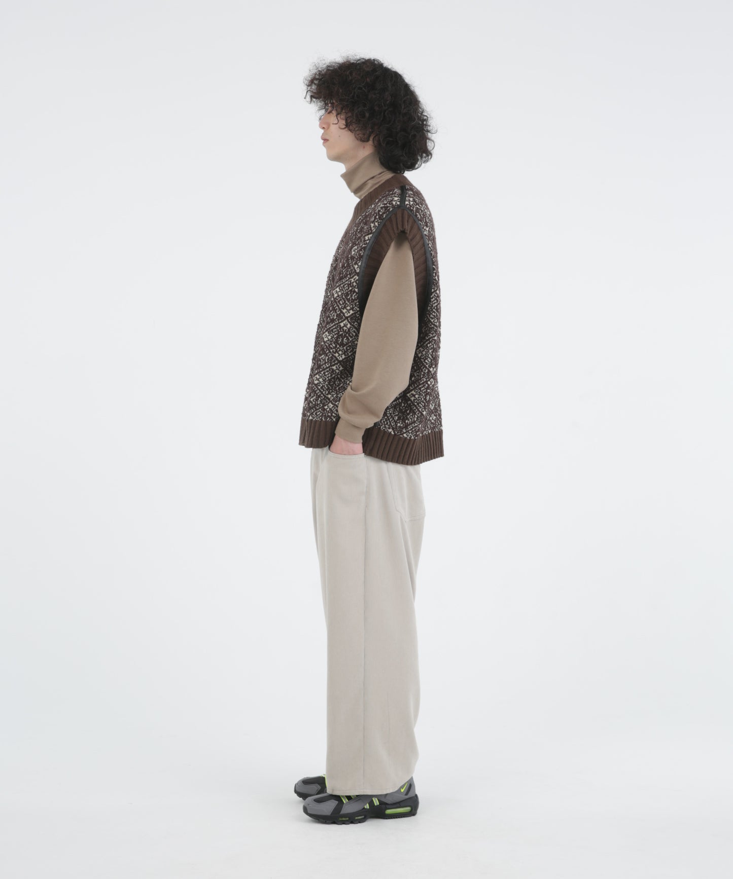 5G Fair Isle Knit Vest