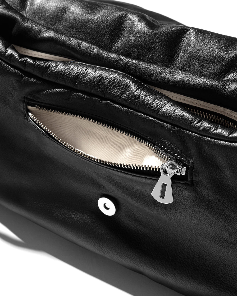 CLESSTE / Leather Padded Flap Holiday Bag