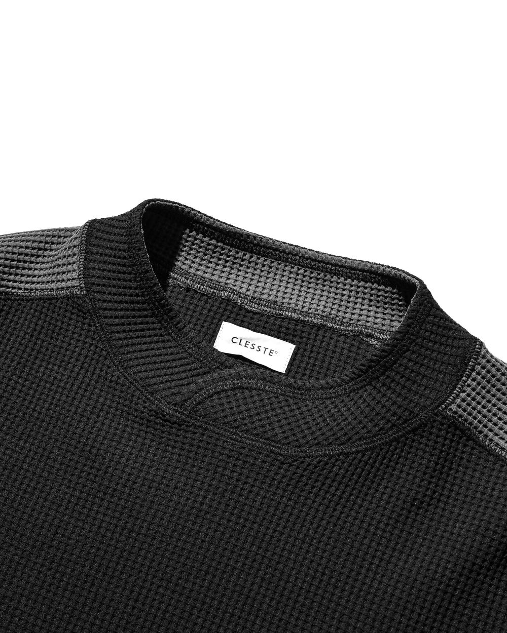 CLESSTE / City S/S Light Thermal Pullover (Black x Gray)