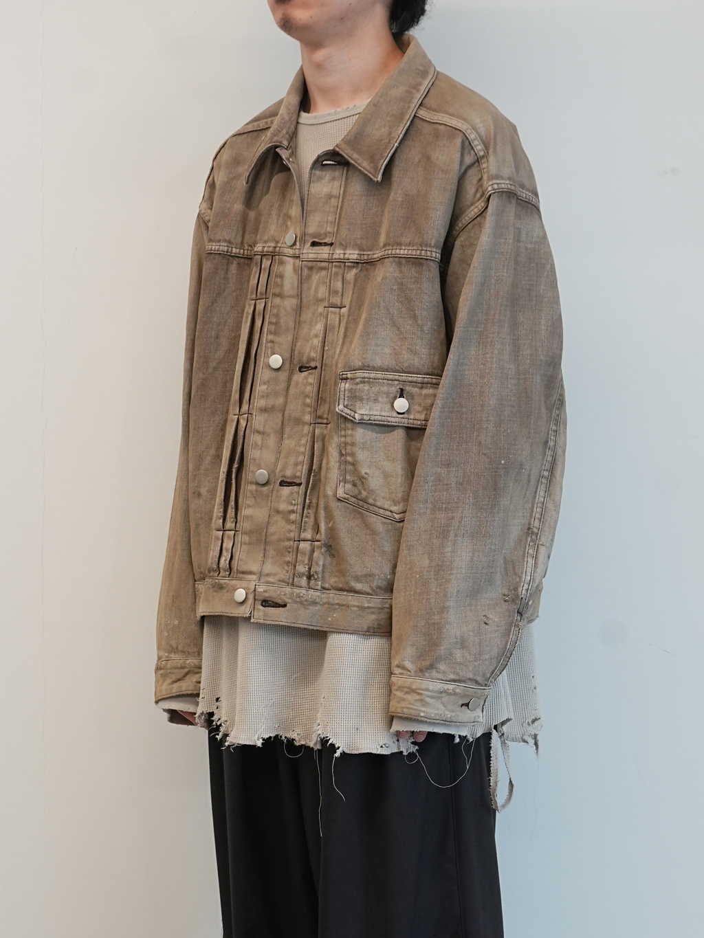 ANCELLM / Aging Denim Jacket