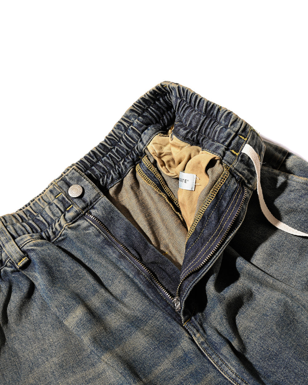 CLESSTE / Vintage Dyed Selvedge Denim Massive Twisted Pants (Vintage Indigo)