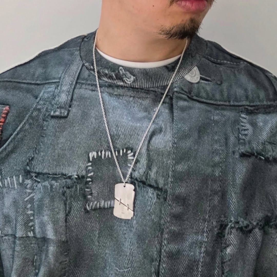 GIFT HAND / Mechanical Necklace 06 - 925 Sterling Silver