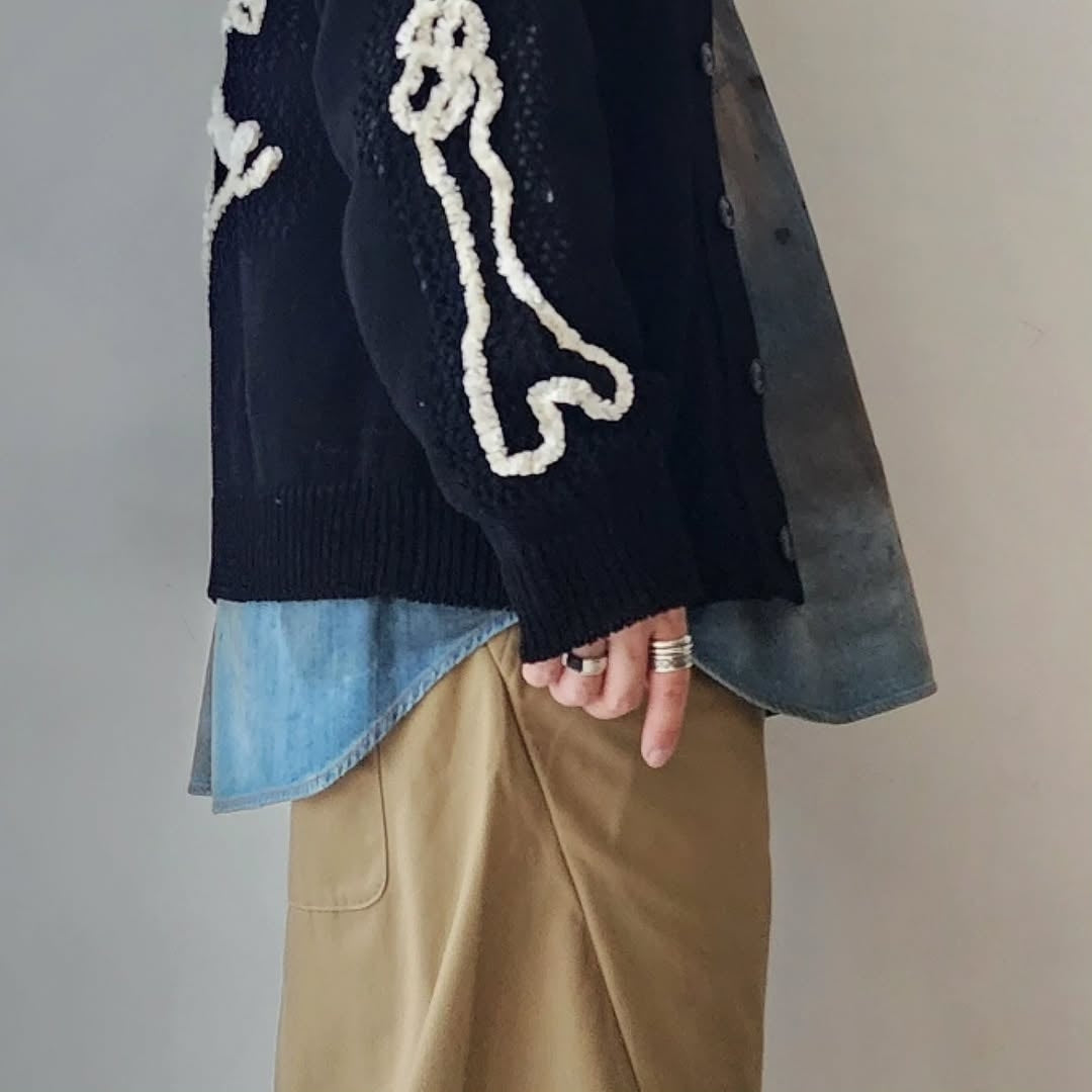 DISCOVERED / Skelton Mesh Knit