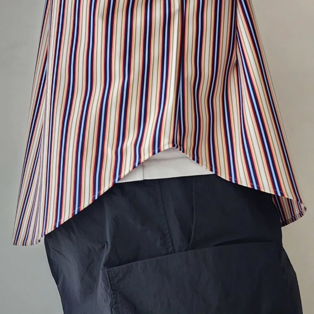 KANEMASA PHIL / 46G Atmosphere Stripe S/S Shirt