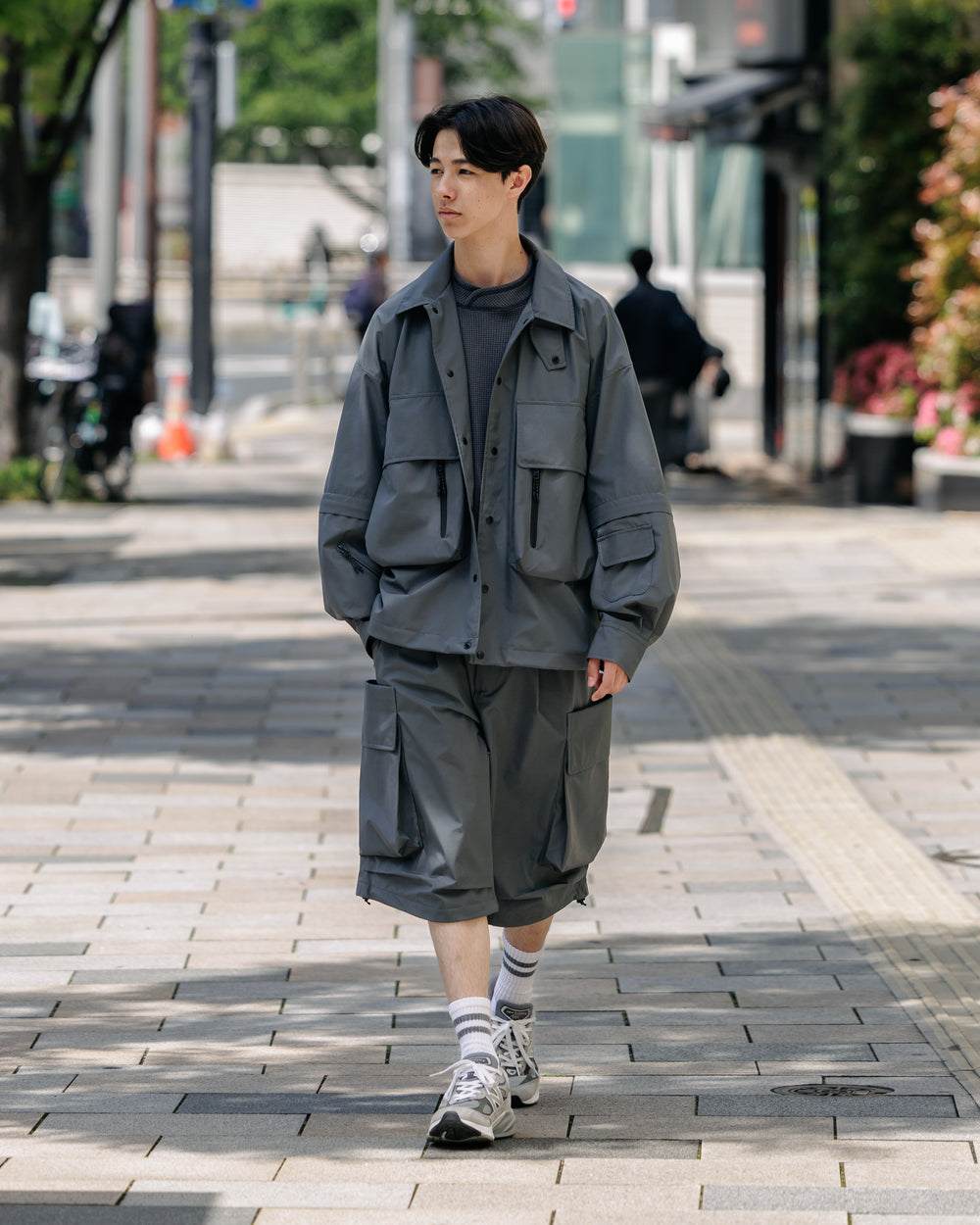 CLESSTE / +Phenix Windstopper® By Gore-Tex Labs Detachable Wading Shirt Jacket (Graphite Gray)