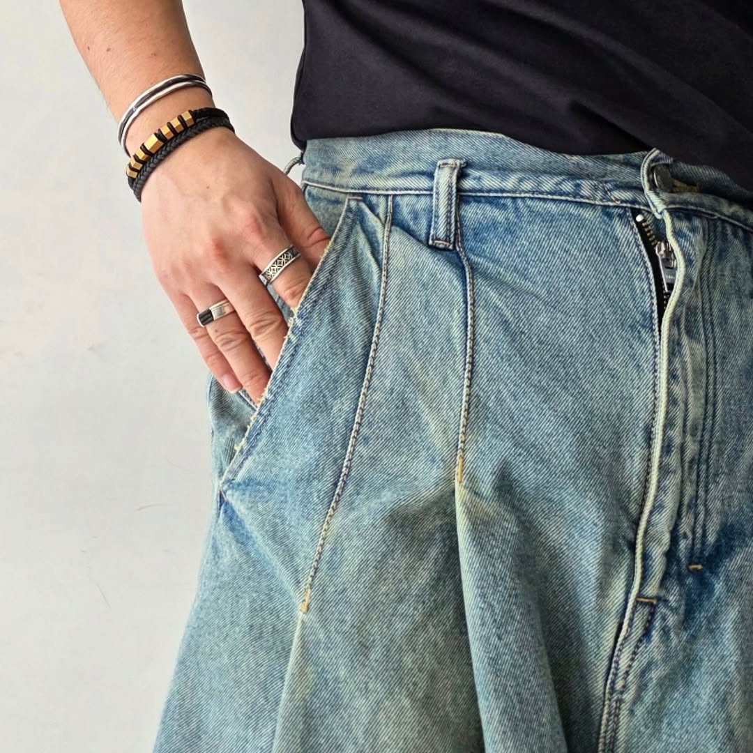 SHINYAKOZUKA / Damaged Ordinary City Baggy (Issue#8)(Indigo)