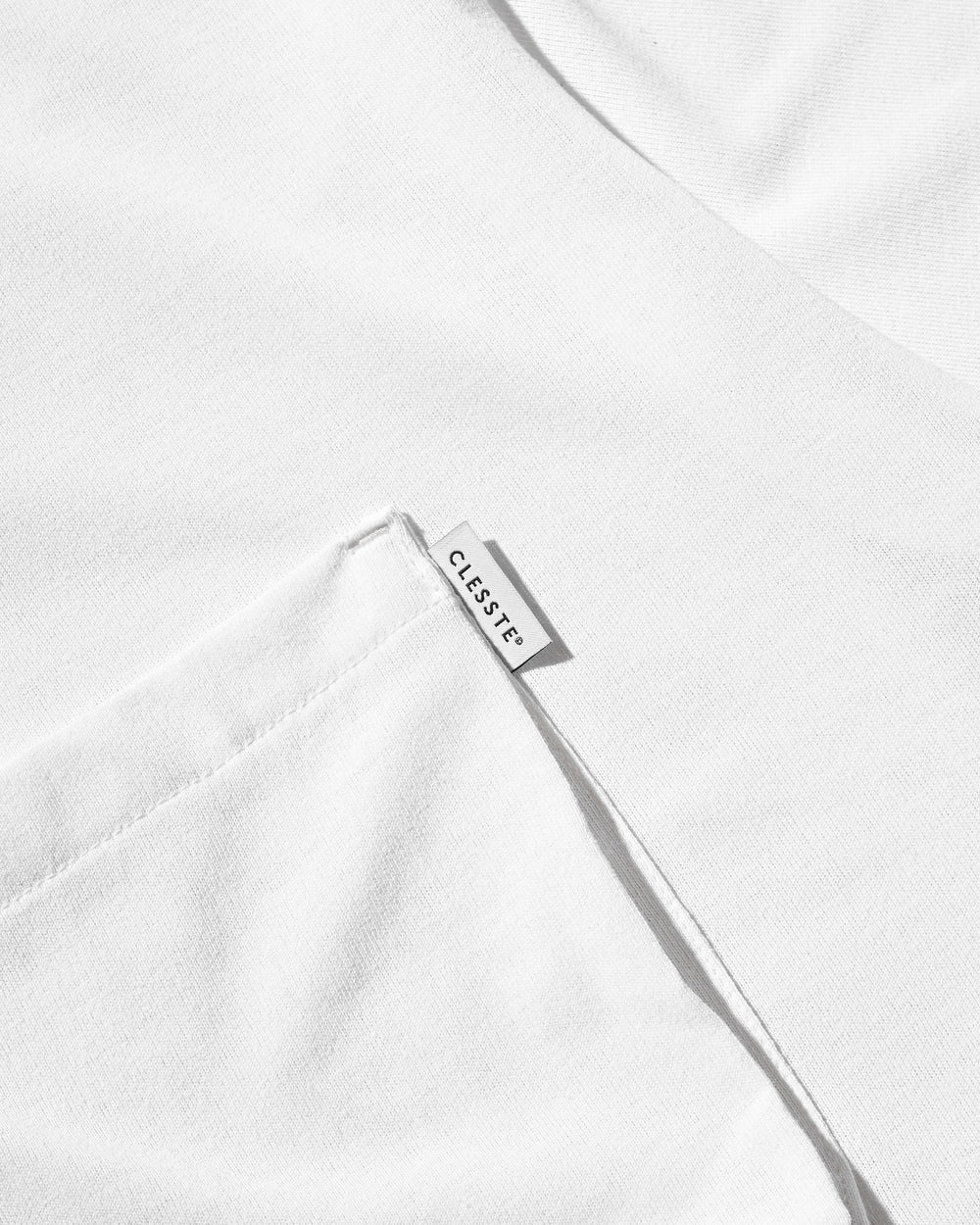 CLESSTE / 3D Pocket Massive T-Shirt With Drawstrings (White)