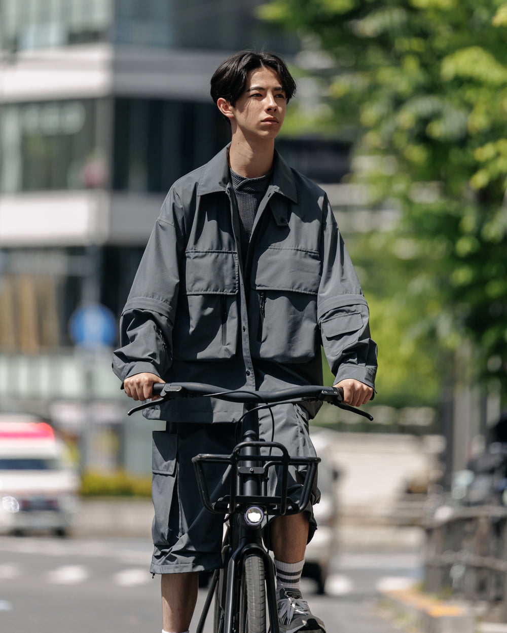 CLESSTE / +Phenix Windstopper® By Gore-Tex Labs Detachable Wading Shirt Jacket (Graphite Gray)