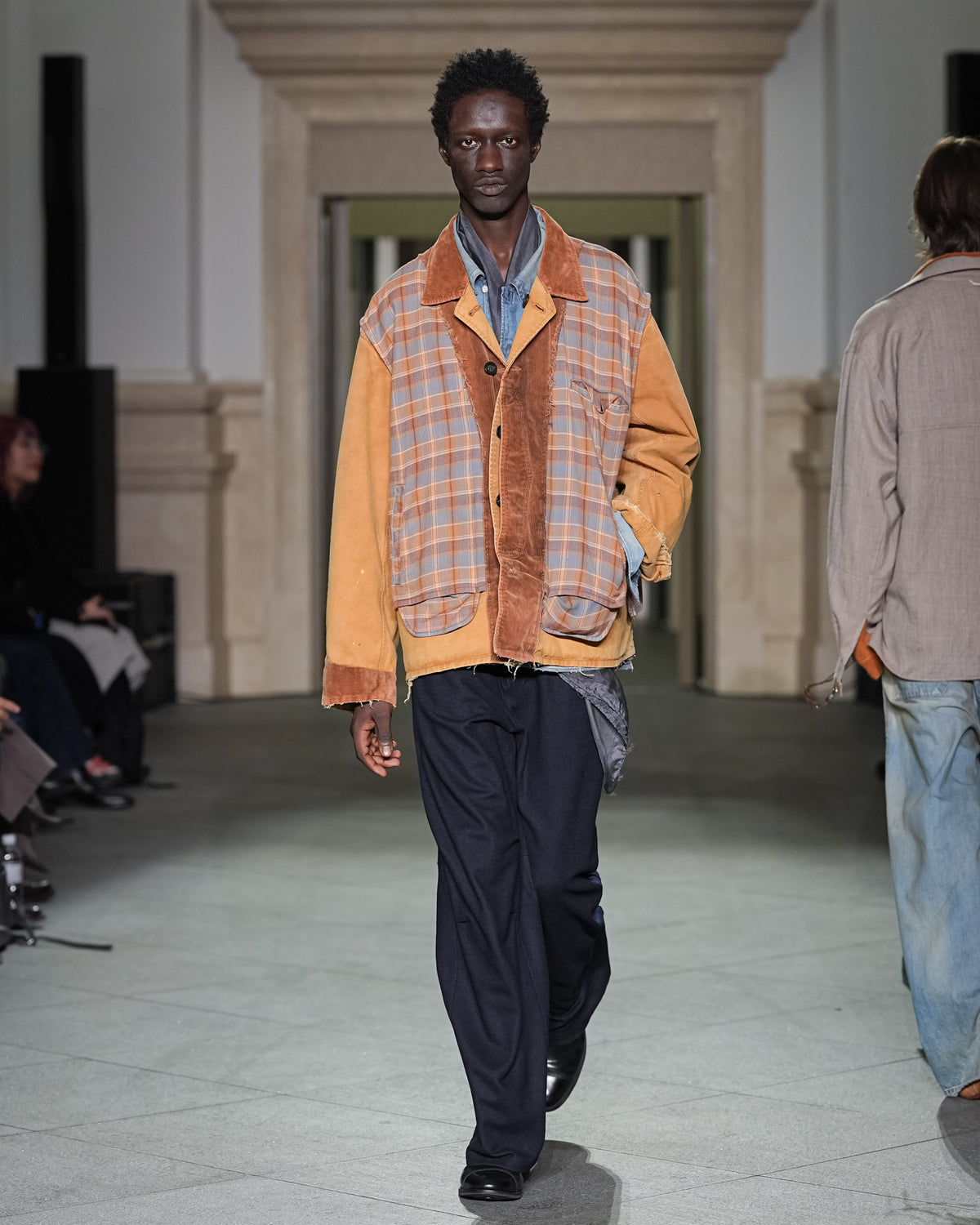ANCELLM / Reversible Work Jacket (Camel)