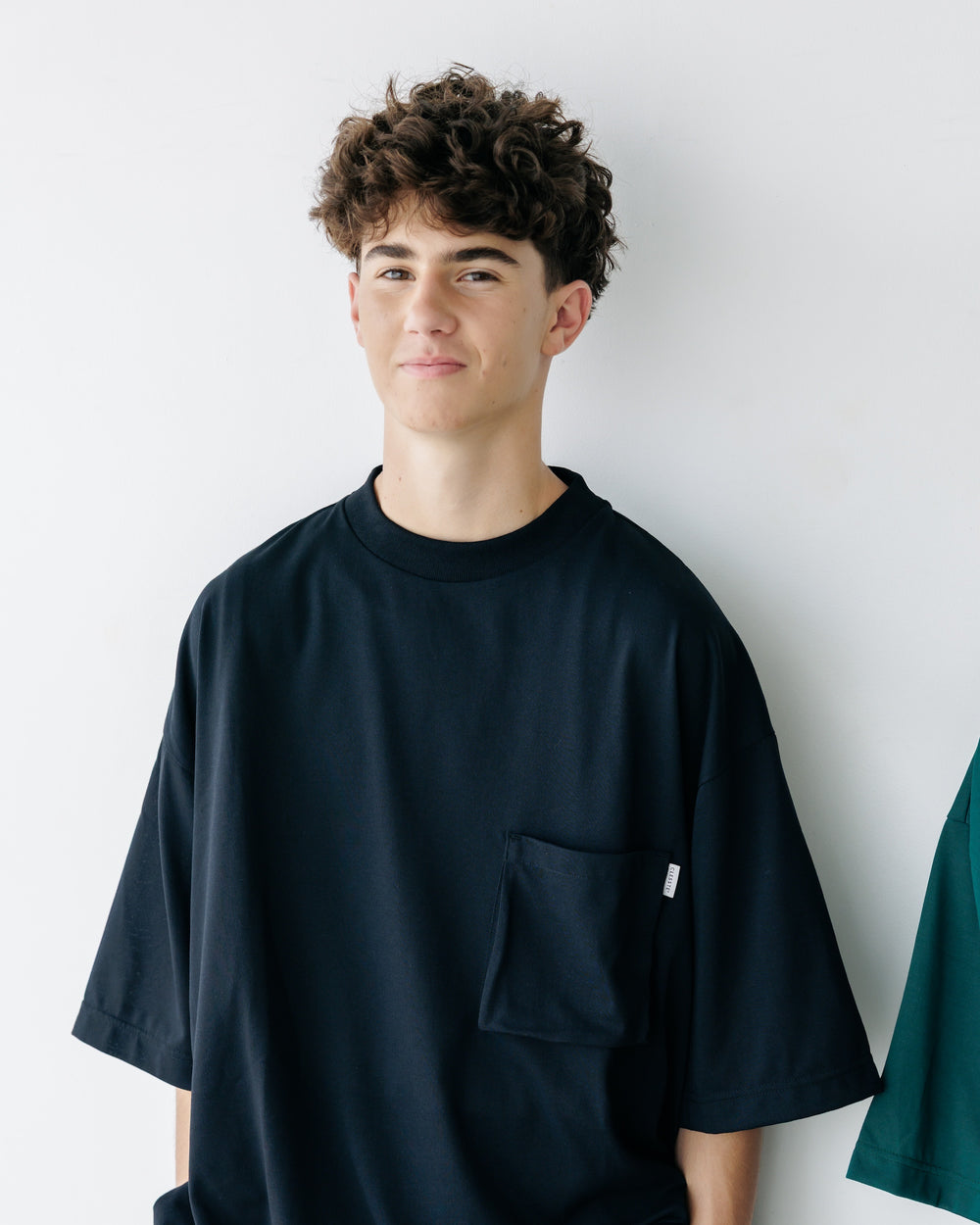 CLESSTE / 3D Pocket Massive T-Shirt With Drawstrings (Black)
