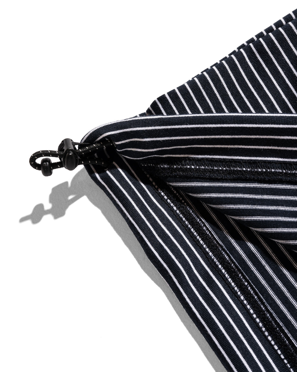 CLESSTE / 'C' Striped Massive T-Shirt With Drawstrings (Navy x White)