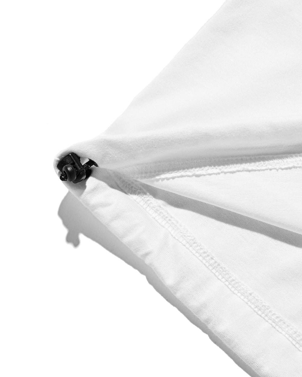 CLESSTE / Staff T-Shirt With Drawstrings (White)