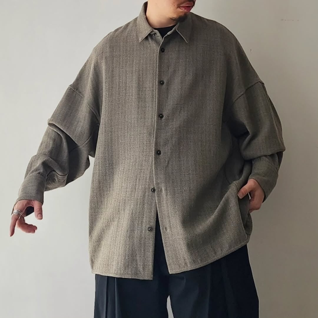 NONNOTTE / 
Draping Shirt Type A