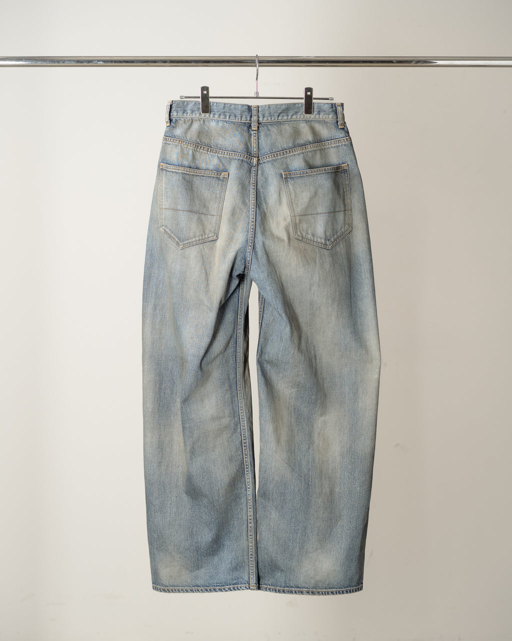 ANCELLM / Straight Wide Denim Pants (Indigo)