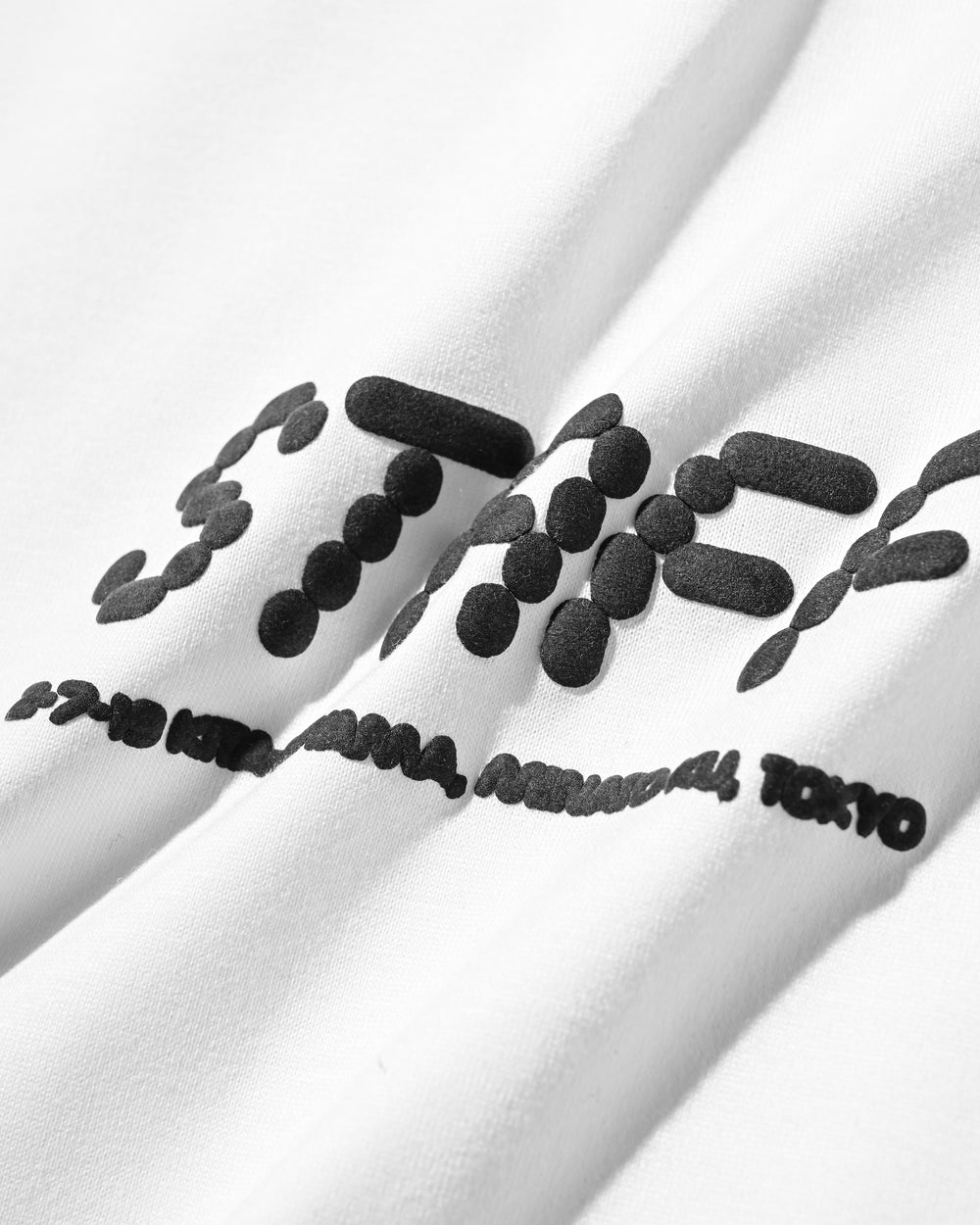 CLESSTE / Staff T-Shirt With Drawstrings (White)
